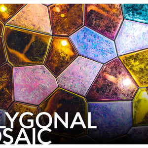 Polygonal Mosaic Wall Panel