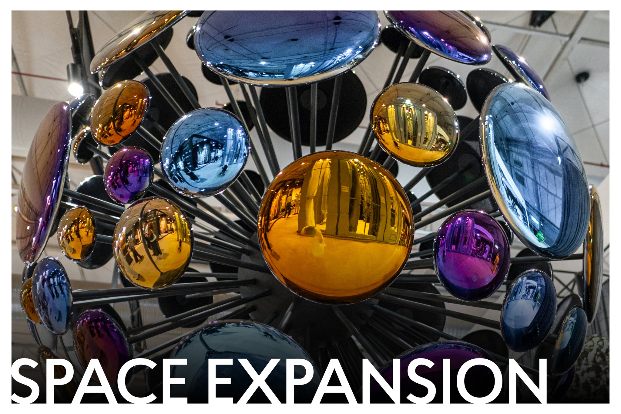 Space Expansion Sculpture Colorful