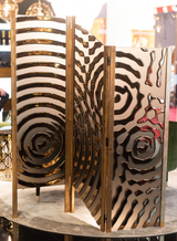 Interference Folding Room Divider