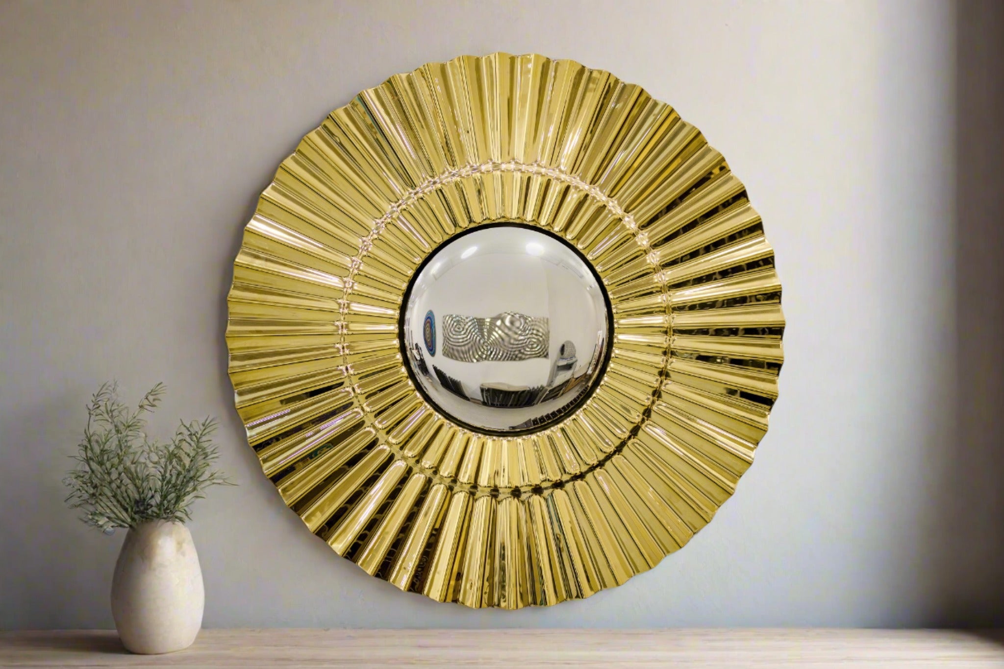 Golden Sun Wall Decor