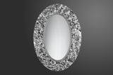 Ellipse Aqua Silver Mirror