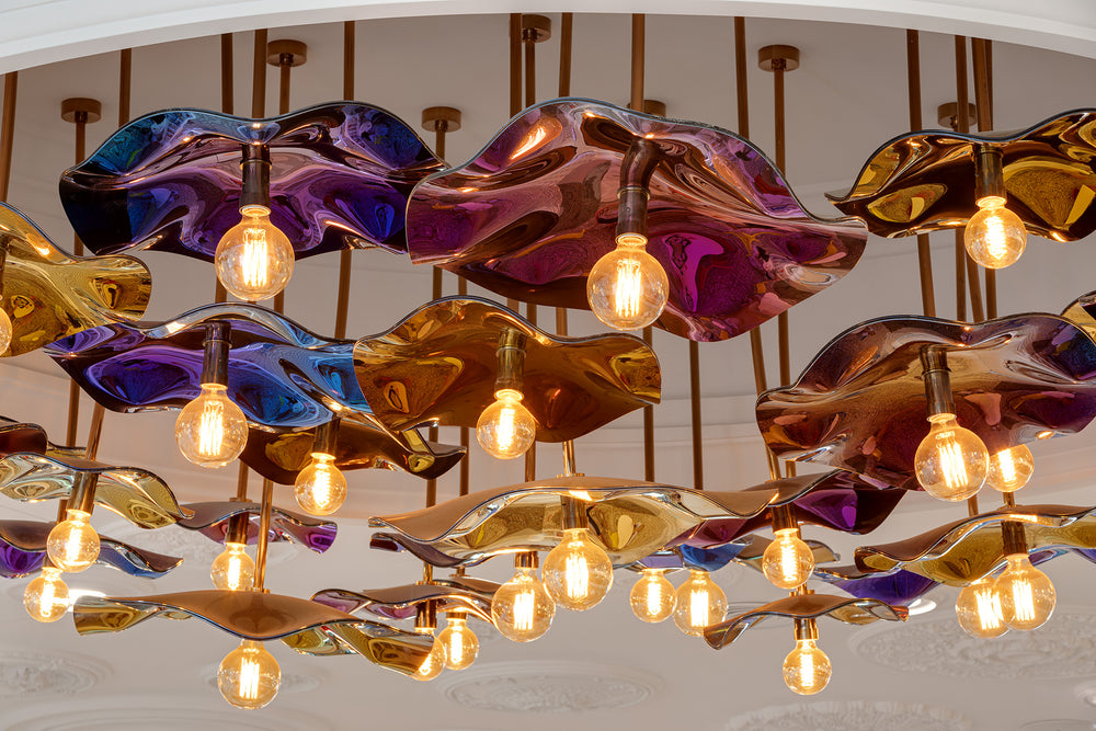 Lampadario a fiori