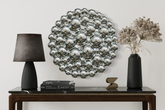 Bubbles Silver — настінна скульптура зі скла