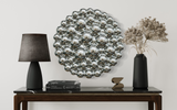 Bubbles Silver Wall Sculpture
