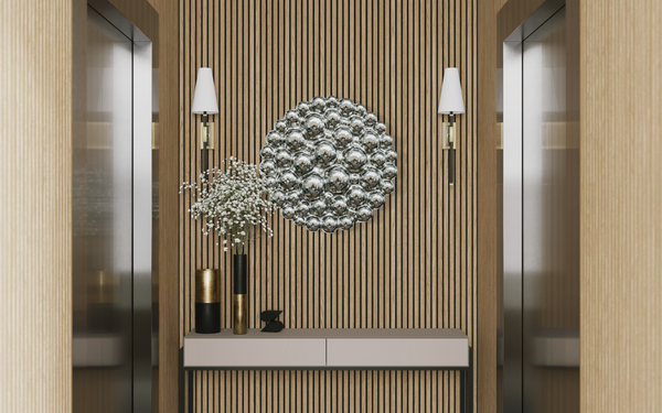 Bubbles Silver Wall Sculpture