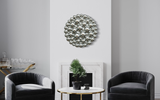Bubbles Silver Wall Sculpture