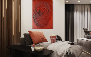 Fingerprint Mars Wall Decor
