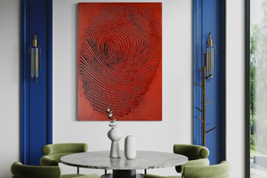 Fingerprint Mars Wall Decor