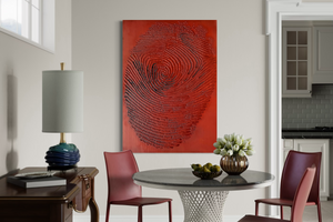 Fingerprint Mars Wall Decor