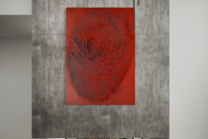 Fingerprint Mars Wall Decor