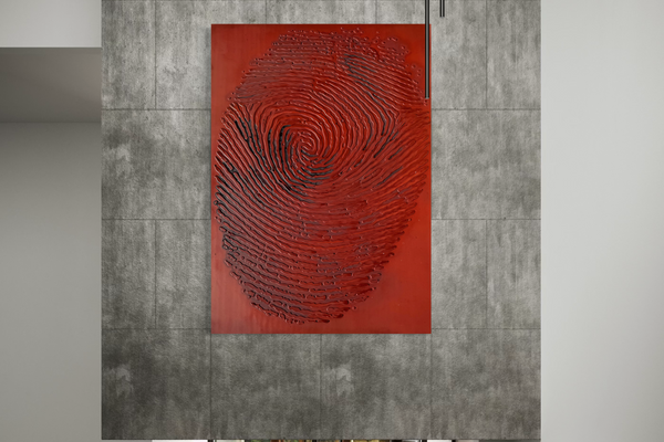 Fingerprint Mars Wall Decor