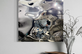 Decorazione da parete Aqua High Wave