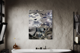 Decorazione da parete Aqua High Wave