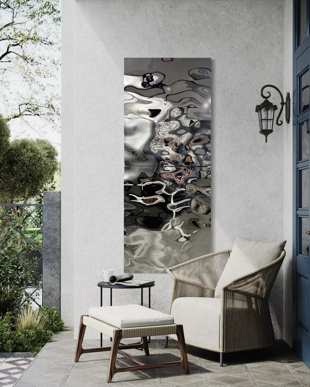 Decorazione da parete Aqua High Wave