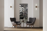 Decorazione da parete Aqua High Wave