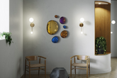 3D Drops Wall Decor Composition Color