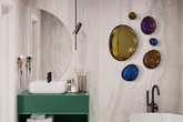 3D Drops Wall Decor Composition Color