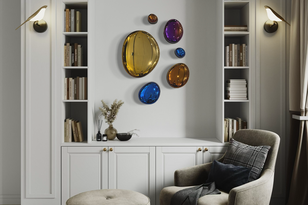 3D Drops Wall Decor Composition Colorful
