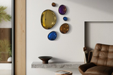 3D Drops Wall Decor Composition Color