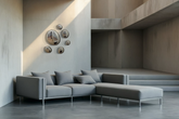 Composizione decorativa da parete 3D Drops Silver
