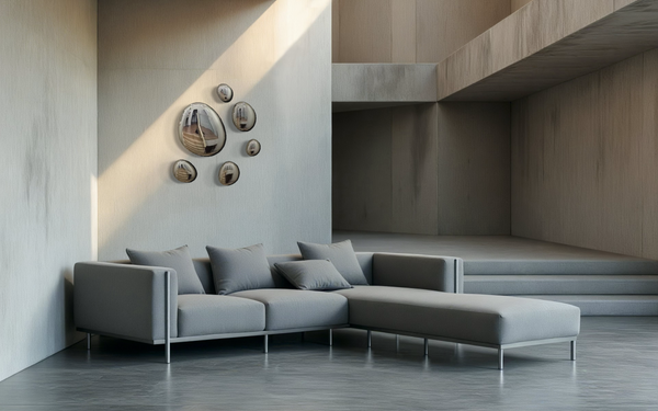 3D Drops Wall Decor Composition Silver