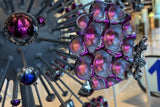 Purple Dandelion Sculpture