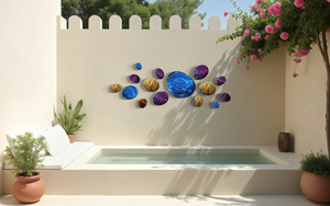 3D Drops Wall Decor Composition Colorful