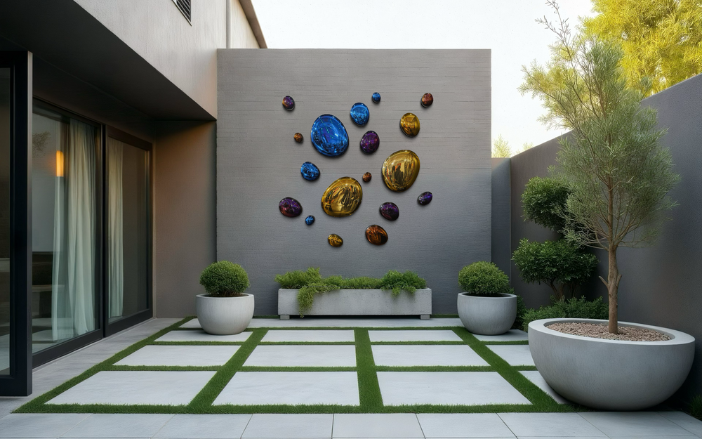 3D Drops Wall Decor Composition Colorful