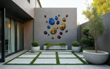 3D Drops Wall Decor Composition Colorful