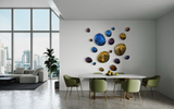 3D Drops Wall Decor Composition Colorful