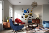 3D Drops Wall Decor Composition Colorful