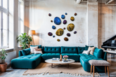 3D Drops Wall Decor Composition Colorful