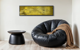Interference 5 Drops Gold Mural