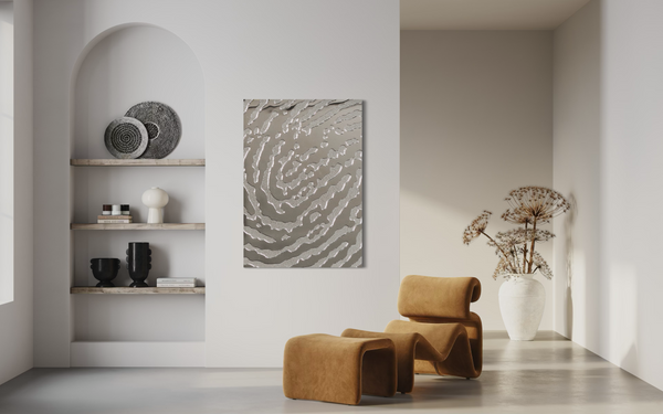 Fingerprint Silver Wall Decor