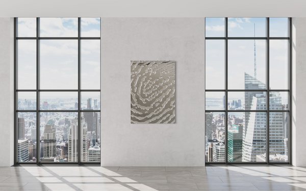 Fingerprint Silver Wall Decor