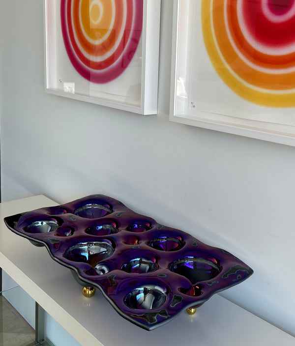 Liquid Metal Purple Platter