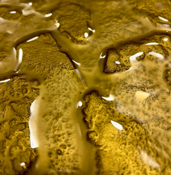 Pannello di nebbia dorata