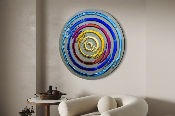 Alternative Interference Circle Mural