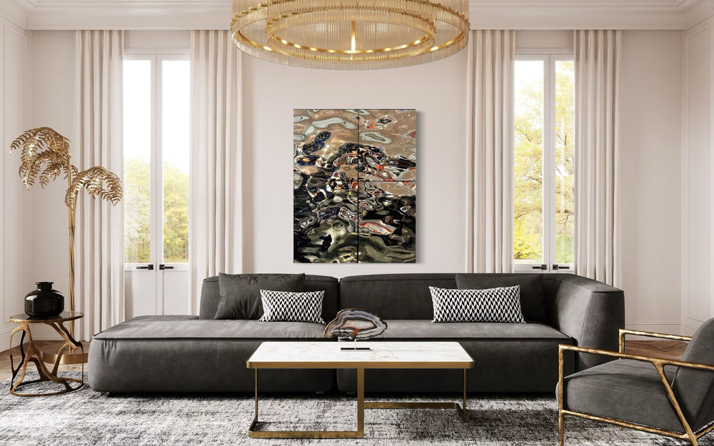 Decorazione da parete Aqua High Wave