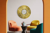 Golden Sun Wall Decor