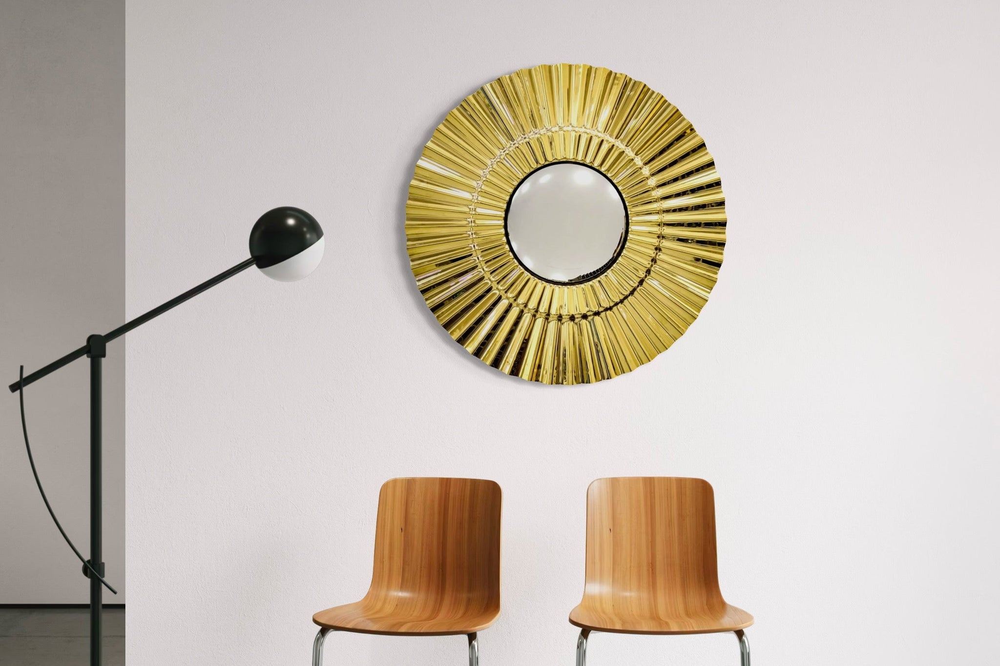 Golden Sun Wall Decor