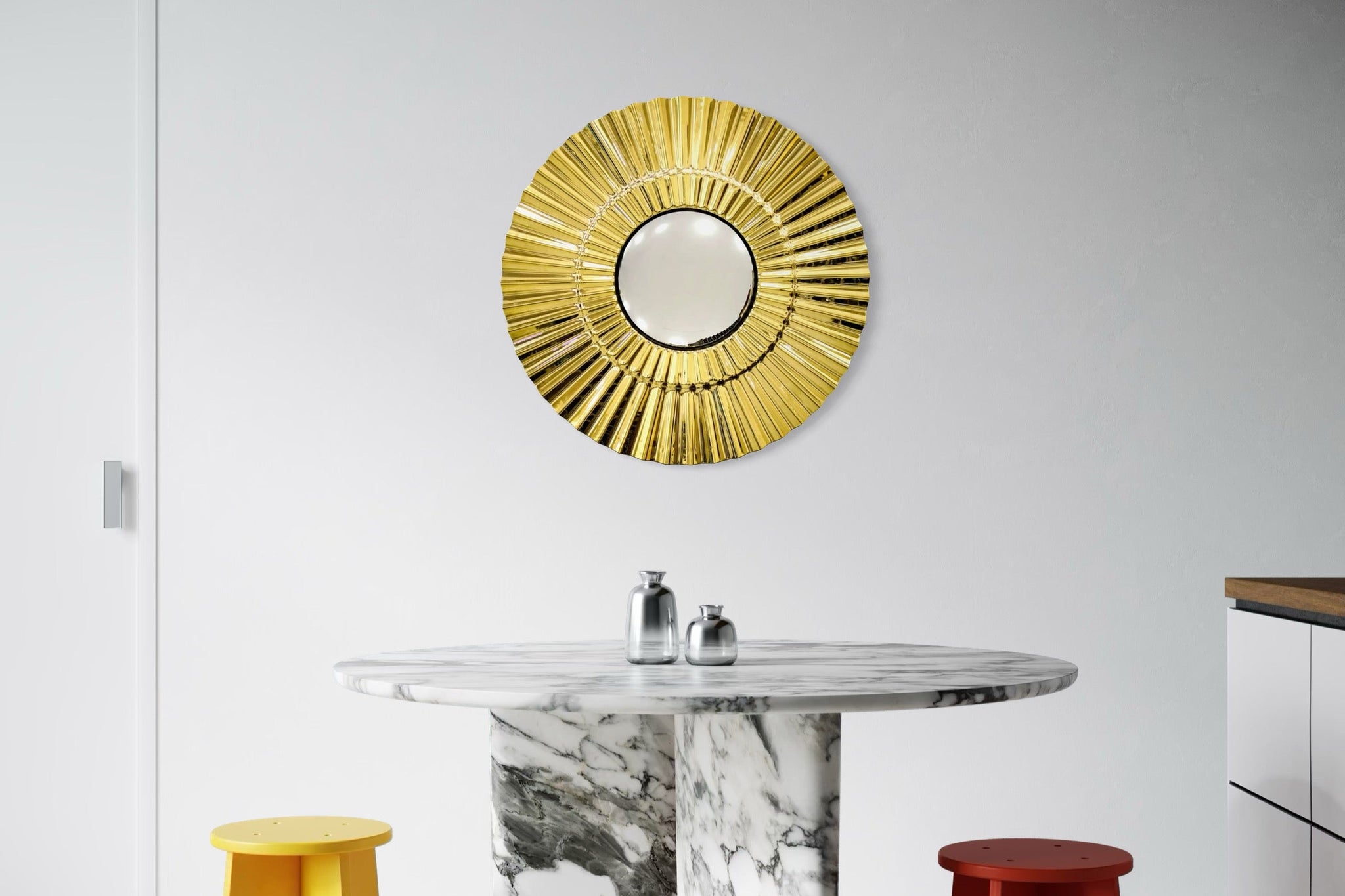 Golden Sun Wall Decor