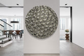 Bubbles Reverse Silver Wall Sculpture