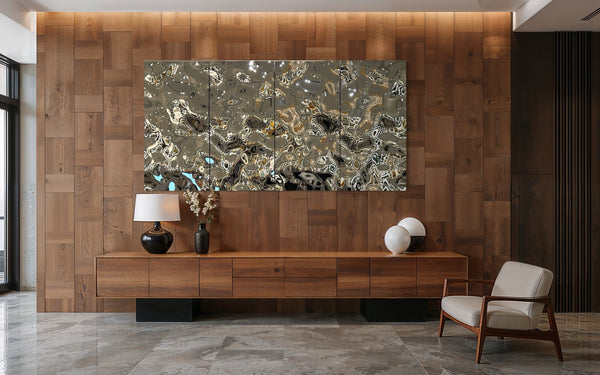 Decorazione da parete Aqua High Wave