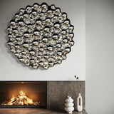 Scultura da parete Bubbles Silver