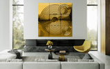 Module Interference Wall Composition Gold