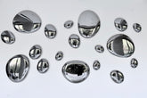 Composizione decorativa da parete 3D Drops Silver