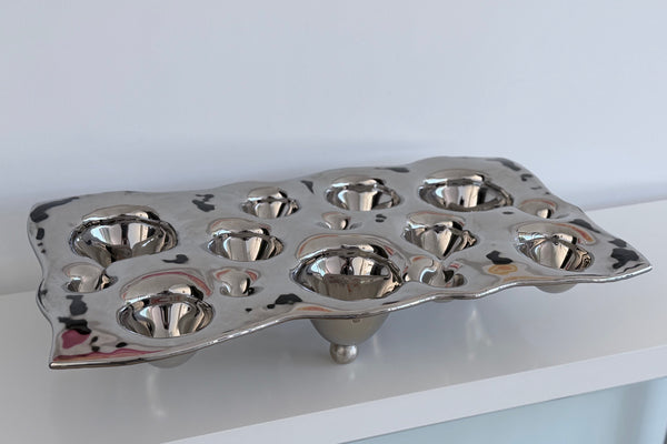 Ваза Liquid Metal Silver