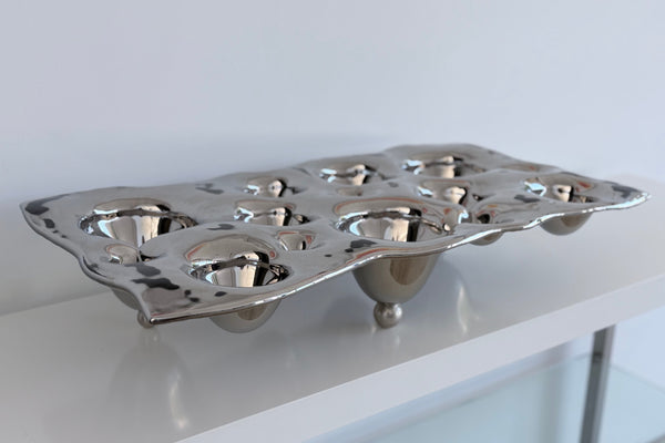 Ваза Liquid Metal Silver