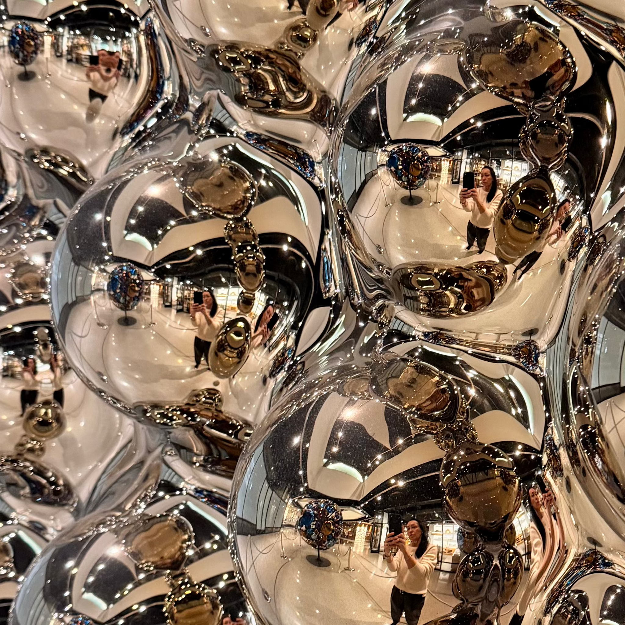 Bubbles Gold Wall Sculpture